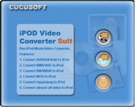 Cucusoft iPod Video Converter + DVD to iPod Suite screenshot